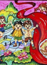 《兒童友好，共享未來》 朱思怡 10歲 鳳臺縣朱馬店鎮(zhèn)中心學(xué)校